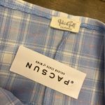 Brandy Melville John Galt blue Plaid Babydoll Dress One size‎  New Photo 4