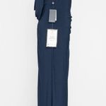 Adrianna Papell | Sleeveless Jersey Gown With Embellished Lace Cowl Back Photo 6