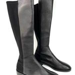 Stuart Weitzman  Keelan Black Leather Knee High SW Logo City Boots Size US 5 Photo 0