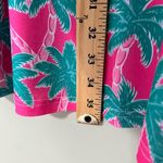 Simply Southern  women’s size small pullover dress with pockets pink aqua tress Photo 2