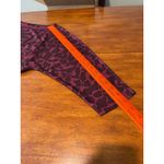 H by Halston  Women's Medium Burgundy Abstract Print Drawstring Waist Dress M Photo 2