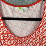 Boden Mini Dress Margot Bird Print Size 6 with Pockets orange and‎ White Photo 2