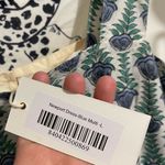 nwt MAREA Newport dress block print blue tulip maxi dress blue white L Size L Photo 3