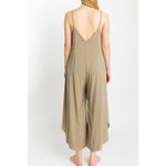Final Touch WASHED WOVEN SLOUCHY FITTED JUMPSUIT WITH CAMI STRAP. MADE IN USA Photo 1
