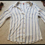 Guess Blue & White Top Photo 3