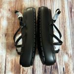 Pretty Little Thing Black Chunky Multi Criss Cross Strap Sandals Size 9 Photo 4