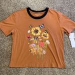 Rebellious One  Floral Graphic T Shirt Photo 2