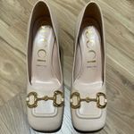 Gucci Horsebit 75mm Mid-Heel Pump in Skin Rose Photo 4