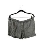 Bella Dahl  Frayed Hem Pocket Dark Olive Short Sz L Photo 2