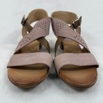 Miz Mooz New York City Cienna Women's Leather Heeled Sandals - Size 10 - Mauve Photo 2