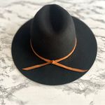 NEW Longlost Fedora Black Wool S/M Wide Brim Classic Modern Everyday Fall Photo 2