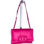 Salvatore Ferragamo Ferragamo NWT Viva Bow Leather Shoulder Bag in Hot Pink w/Box, Dustbag, & COA Photo 13