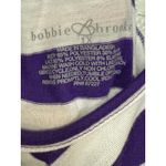 Bobbie Brooks Purple White Lace Back Tank Mini Dress Waist Tie Size 1X Plus Size Photo 5