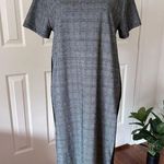 One Clothing  Los Angeles | Black & Grey Plaid Shirt Dress | Size Large Photo 0
