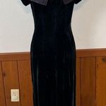 carole little Gorgeous Vintage 1980s/90s Green Velvet Gown! Photo 0