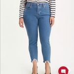 Levi's Levi’s Premium Wedgie Fit Skinny Plus Size Distressed Hem Ankle Cropped Jean Photo 21