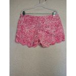 Lilly Pulitzer Get Crackin' Scallop Hem Buttercup Shorts Size 4 Excellent Photo 1