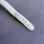 Anne Klein White mother of Pearl Instalite Watch leather band Photo 9