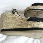 Nine West | Black & Cream Wedges Photo 3