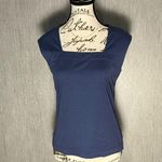 Akris Punto  Navy Cap Sleeve Tank Top Photo 0