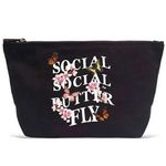 NWT social social butterfly pouch Purple Photo 0