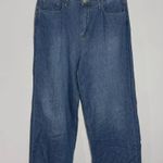 L'Agence NWT Danica High Rise Wide Leg Raw Hem Jeans Size 30 Photo 1