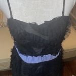 Miss Me  Couture Cocktail Little Black Dress Purple Trim Photo 2