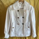 Tory Burch  Bernadine Wool Blend‎ Peacoat Button Jacket 48131588 SHELL/IVORY 0 Photo 3