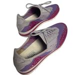 SOUL Naturalizer Women‎ Charlie Knit Sneaker Size 9M Purple Photo 2