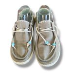 Hey Dude  Wendy Natural Rosemary canvas loafers Women’s casual size 9 Photo 2