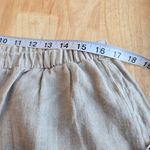 Flax  Linen Crop Pull on Pants Size 1X Lagenlook boho Photo 15