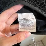 Nike ✨ Women’s Black Sherpa Fleece Mock Neck Sweatshirt Medium Photo 8