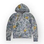 Lucky Brand Rare: Y2K Lucky ⚘ Embroidered Asian Crane Zip Hoodie Sweatshirt ⚘ Cloud Blue ⚘ S Photo 0