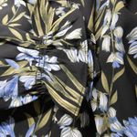 Karl Lagerfeld NEW  Paris button-front floral print‎ shirt, S, black+ Photo 6