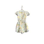 American Eagle  Blue, Yellow and White Flower Romper Photo 3