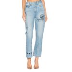 Paige  High Rise Sarah Straight in Briezy with western prints size 28 Photo 10