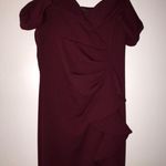 Long Burgundy Prom Dress Red Size 0 Photo 2