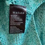 BDG  Teal Mesh Crop Sweater Size Medium Photo 8