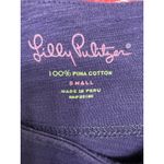 Lilly Pulitzer somerset navy dress 100% pima cotton dark blue womens size small Photo 5