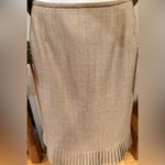 Le Suit 3 button closure blazer, matching bottom pleated trumpet skirt. Sz P12. Photo 6