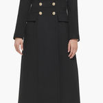 Karl Lagerfeld  PARIS Double Breasted Wool Blend Military Coat Large NWT Photo 0