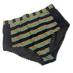 Torrid 3 high rise hip pockets striped swim bottom bikini brief SW 2819 Photo 1