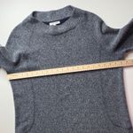 Talbots T by  Textured Knit Tunic‎ Sweater Size X Blue Long Sleeve Pullover Photo 6