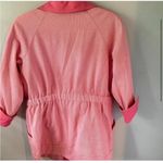 Doncaster Pink Pin Striped Jacket with Cinched Waist Large Photo 2