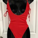 Topshop Eyelet Low Back Bodysuit Photo 3