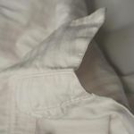 Bed Head White Pinstriped Pajama Top Long Sleeve Cotton USA Made Classic M Bride Size M Photo 3