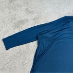 Athleta NWT Threadlight Asym Relaxed Longsleeve Shirt in Constellation Blue XL Photo 4