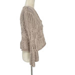 Dress Barn Vtg Y2K Sweater Cardigan Crochet S Bell Sleeve Hippie Boho Festival Photo 5