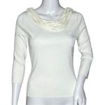 Cyrus  Shirt Womens Small White Strap Detail Casual Neutral Minimalist Clean Girl Photo 0