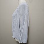 Stitch Fix ACW Pale Blue Oversized Cable Knit Sweater Size Medium Photo 2